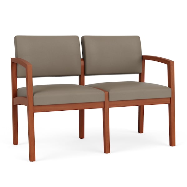 Lesro 2 Seat Tandem Seating W/ No Center Arm, 44 in W 26 in L 31.5 in H, Lenox Series LW2101 - main